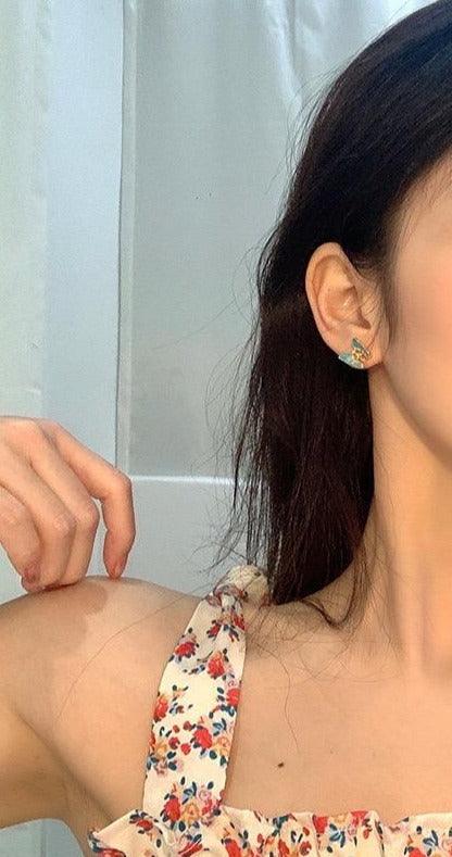 Butterfly Stud Earrings - Hypoallergenic - Abbott Atelier