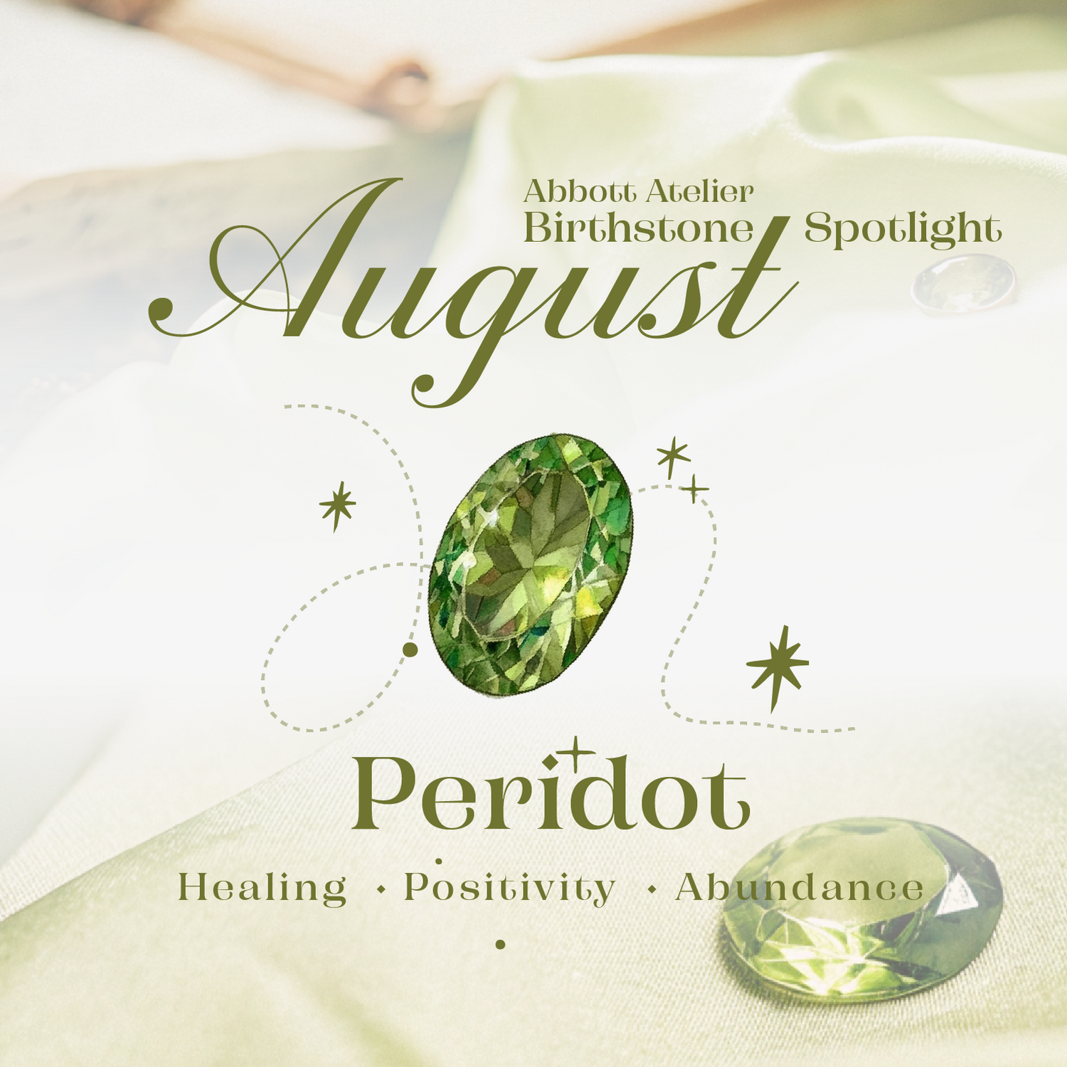 August Birthstone: Peridot - Abbott Atelier