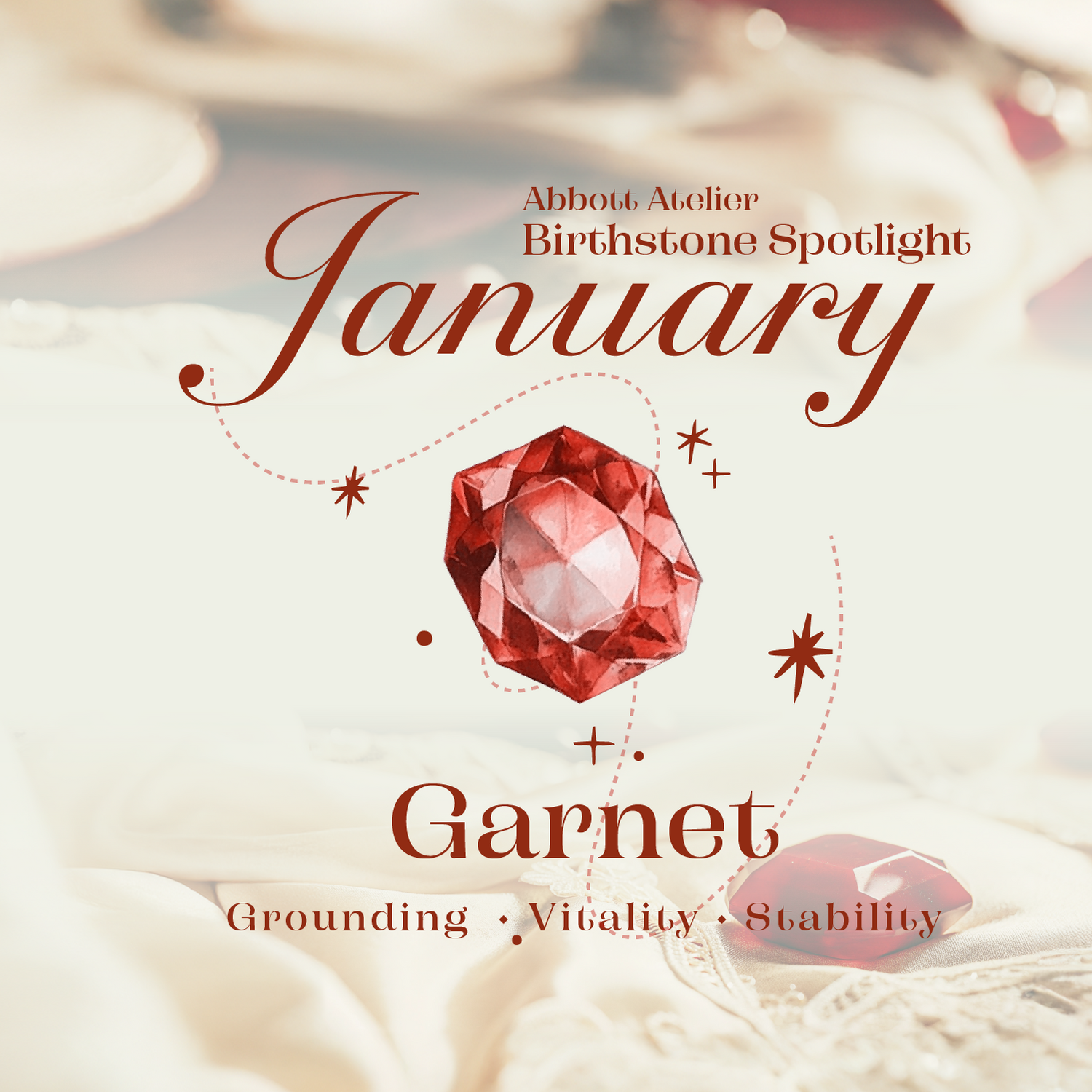 January Birthstone: Garnet - Abbott Atelier