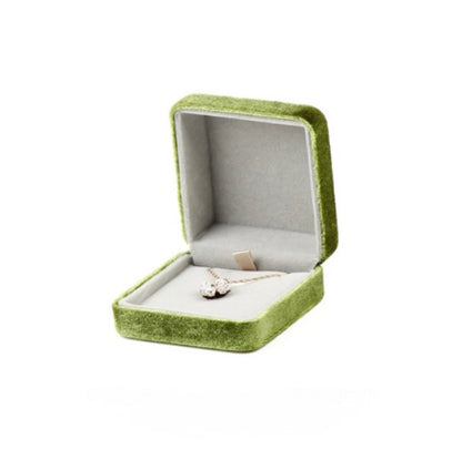 Moss Green Necklace/Earrings Box