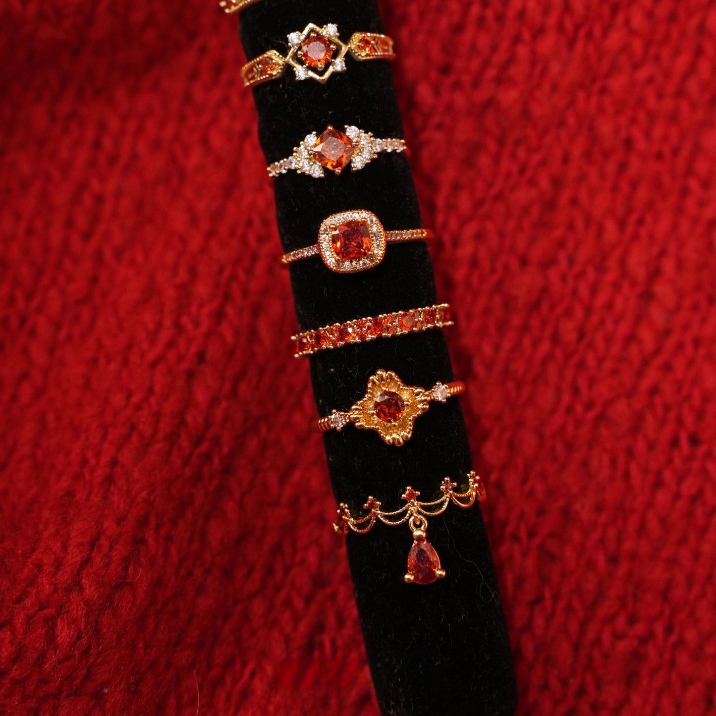 Scarlet Coronette Ring