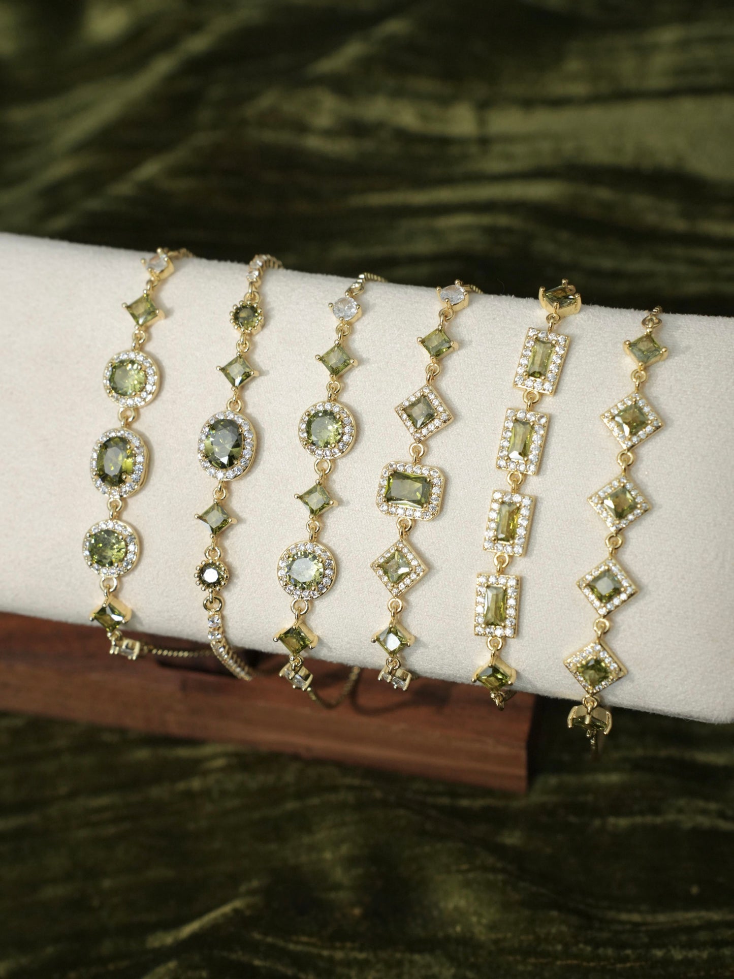 Ophelia Bracelet in Green