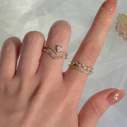 [Sample Sale] Baroque Ring Set - Lucille