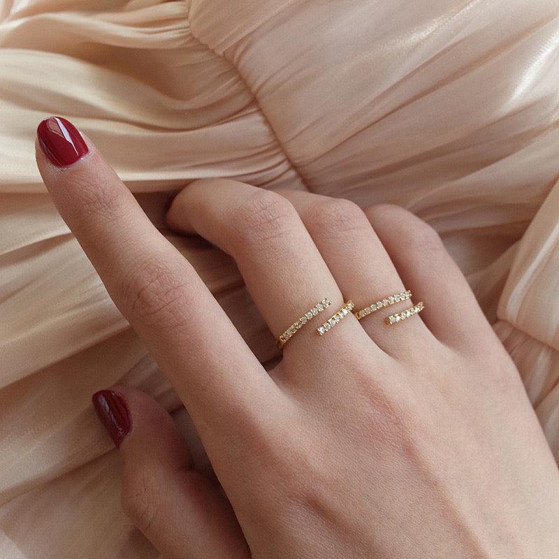 9 to 5 Ring - Shauna - Gold - Plated - Abbott Atelier