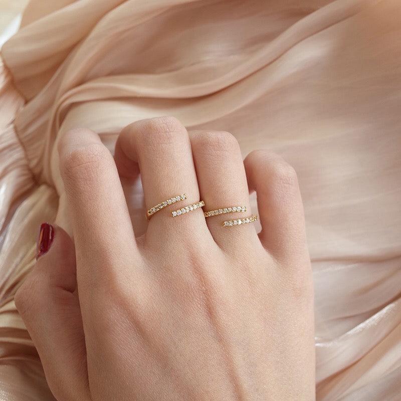 9 to 5 Ring - Shauna - Gold - Plated - Abbott Atelier
