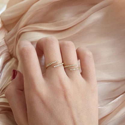 9 to 5 Ring - Shauna - Gold - Plated - Abbott Atelier