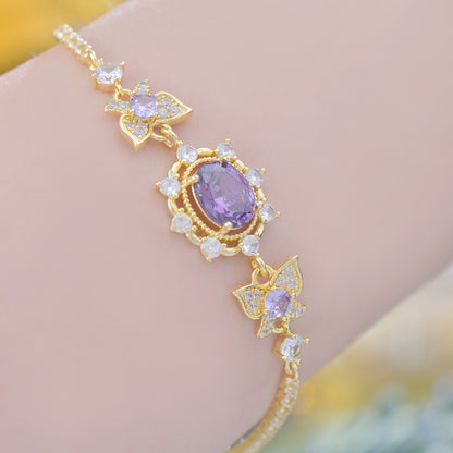 Violet Flutter Bracelet