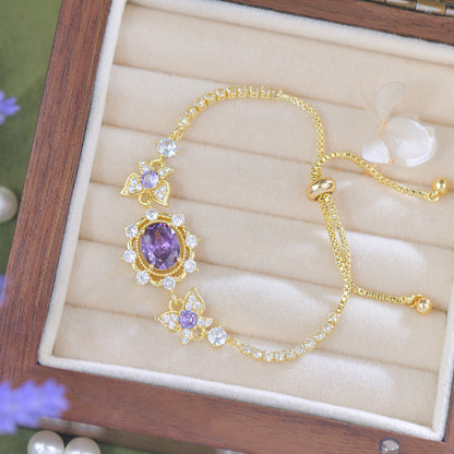 Violet Flutter Bracelet