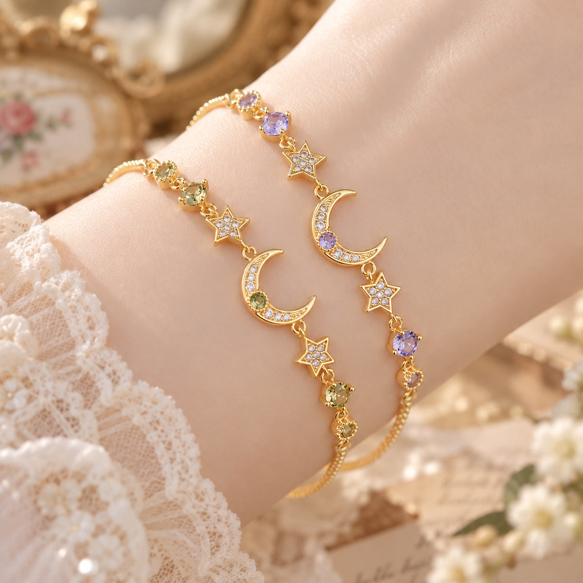Armband Ophelia in Grün
