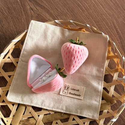 Strawberry Jewelry Box in Pink