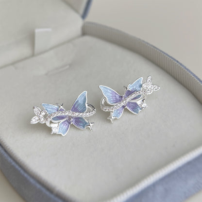 Moonlit Butterfly Earrings