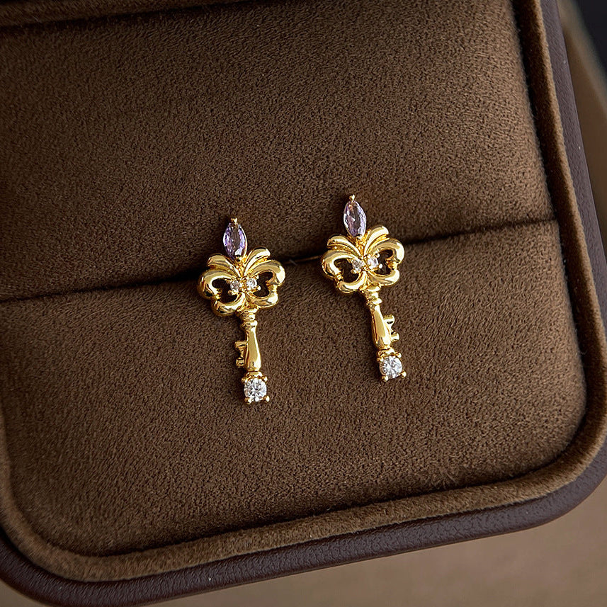 Keepsake Key Earrings