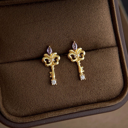 Keepsake Key Earrings