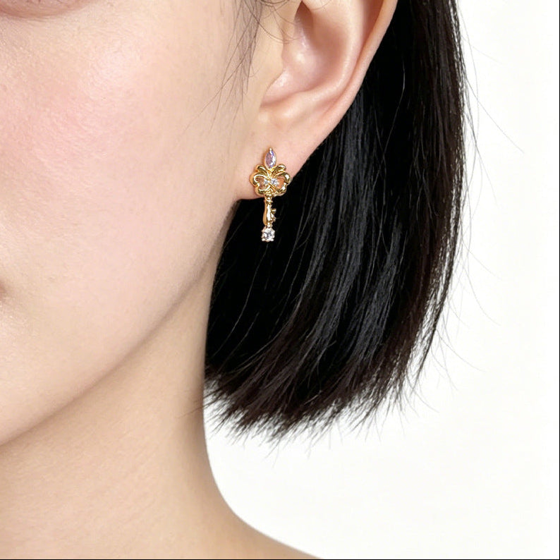 Keepsake Key Earrings