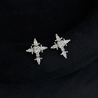 Starlace Cross Earrings