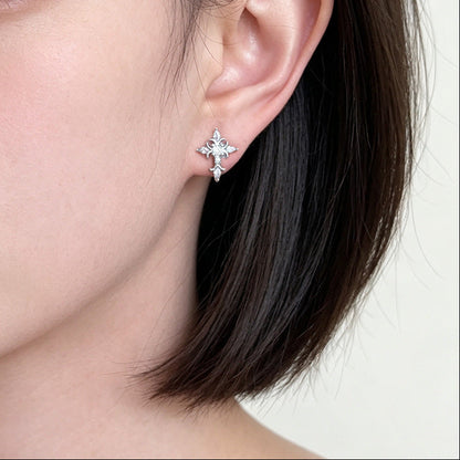 Starlace Cross Earrings