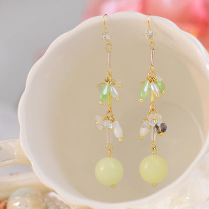 Green Grape Earrings