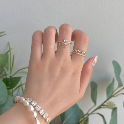 [Sample Sale] Baroque Ring Set - Lucille