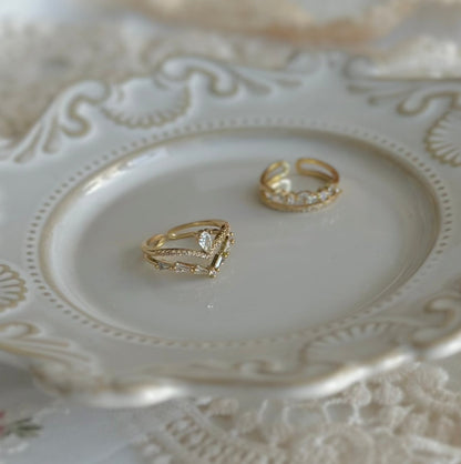 [Sample Sale] Baroque Ring Set - Lucille