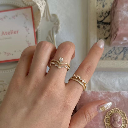 [Sample Sale] Baroque Ring Set - Lucille