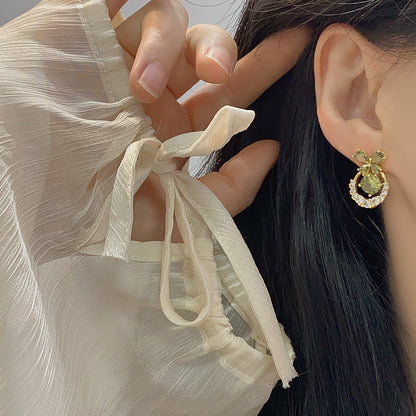 Verdant Butterfly Waltz Earrings