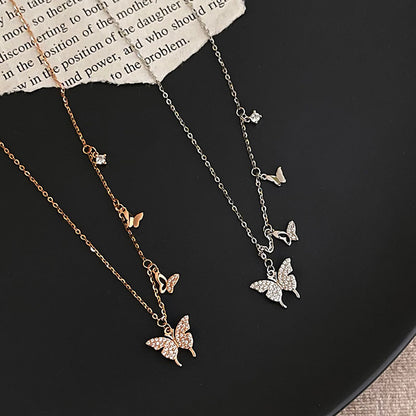 Butterfly Necklace (Solid Silver)