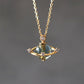 Blue Jupiter Necklace (Solid Silver)