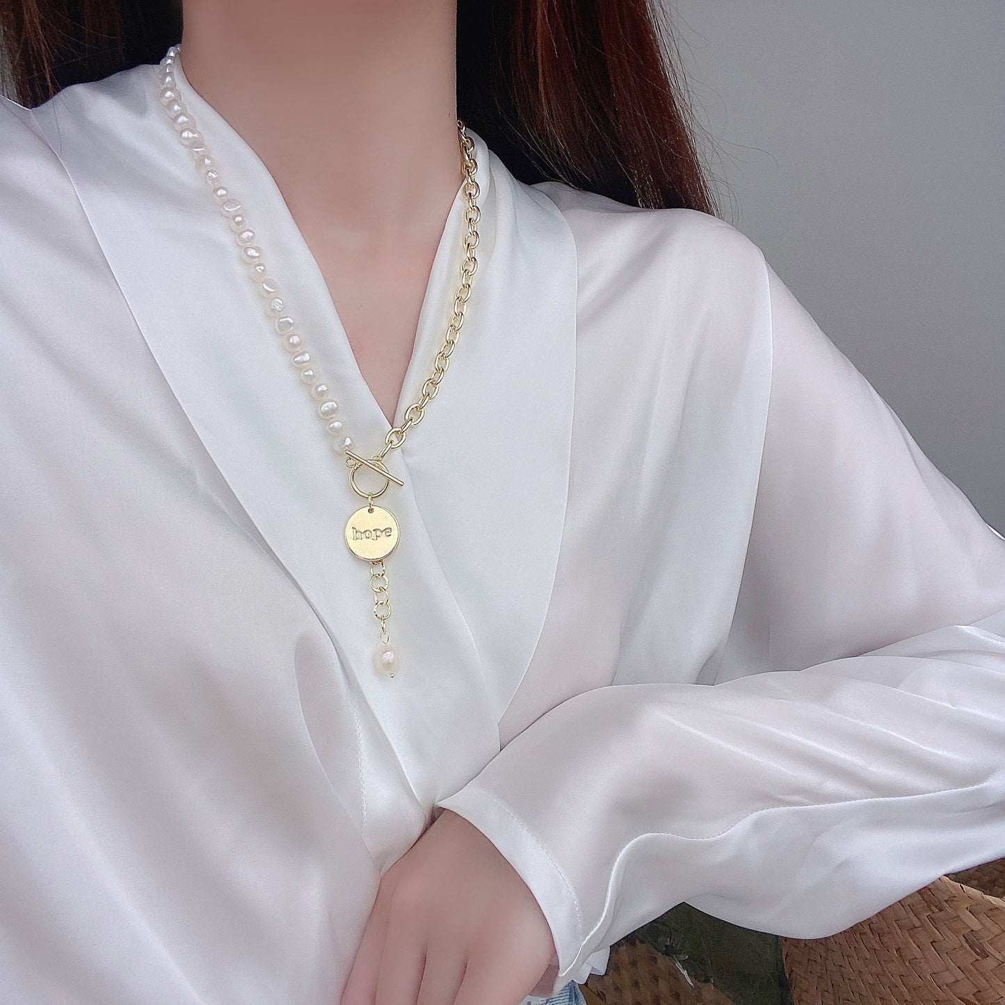 [Clearance] Pearl Necklace - Hope