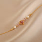 Rose Quartz Heart Necklace (Solid Silver)