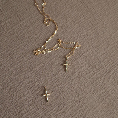Cross Necklace (Solid Silver)