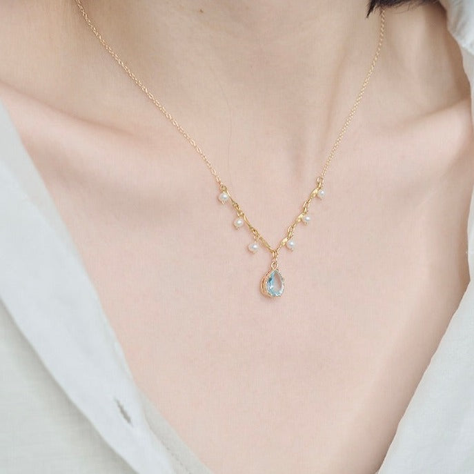 Waterdrop Necklace (Solid Silver)