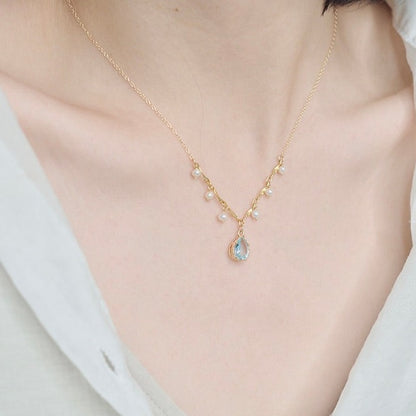 Waterdrop Necklace (Solid Silver)