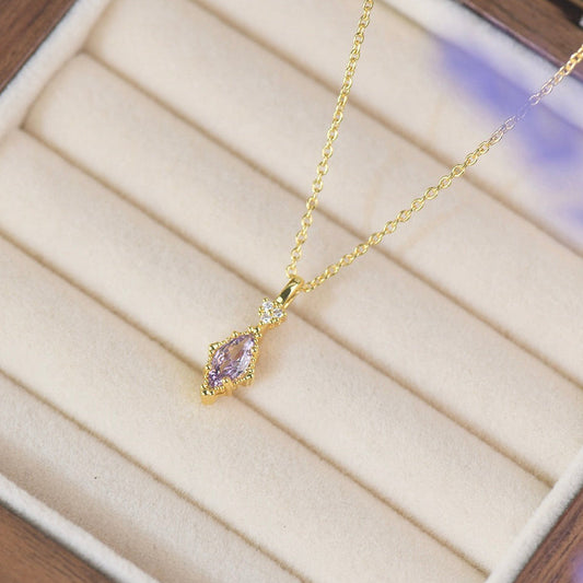 Violet Lattice Necklace