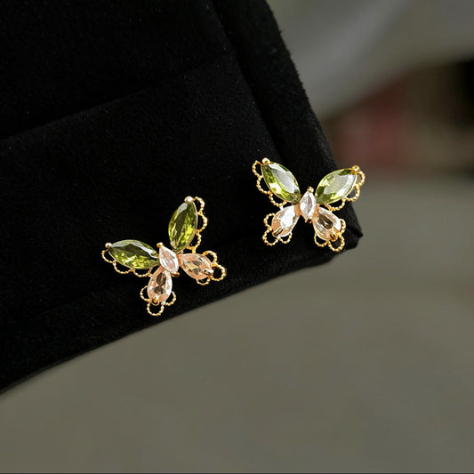 Tulip Garden Butterfly Earrings