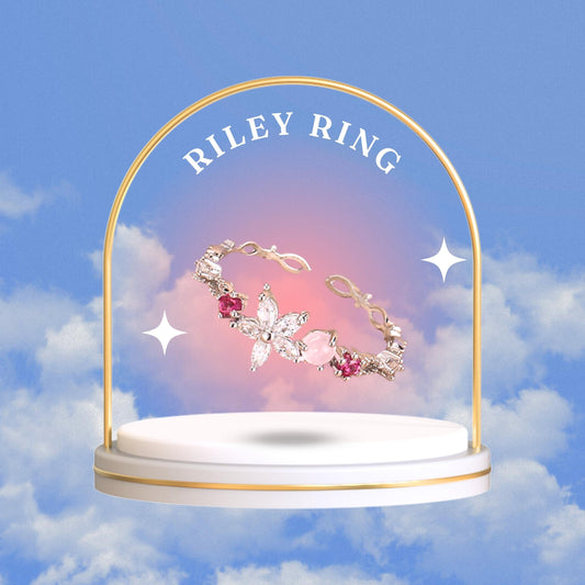 Silver Flower Ring - Riley