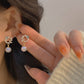 Flower Drop Earrings - Tawny
