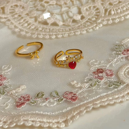 Floral Heart Ring - Jaimie