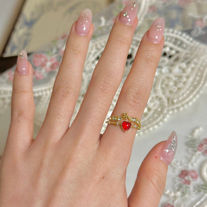 Floral Heart Ring - Jaimie