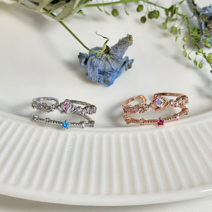 Rose Gold Tiara Ring - Valentina