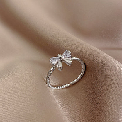 Bow Ring (Solid Silver) - Jenna