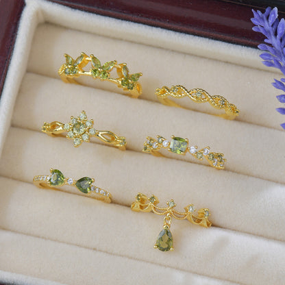 Verdant Bow Ring