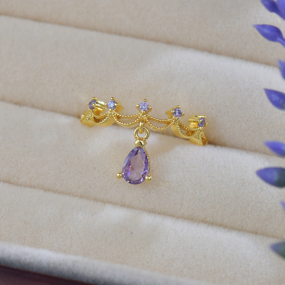Violet Coronette Ring