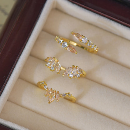 Amberlight Crown Ring