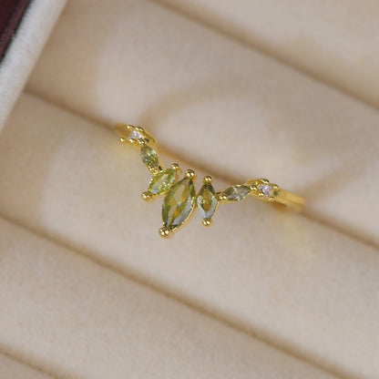 Verdant Crown Ring