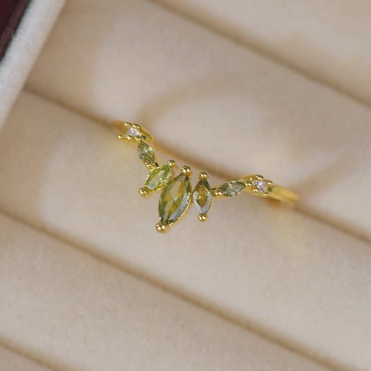 Verdant Crown Ring