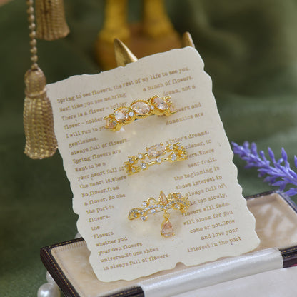 Amberlight Gilded Oval Ring