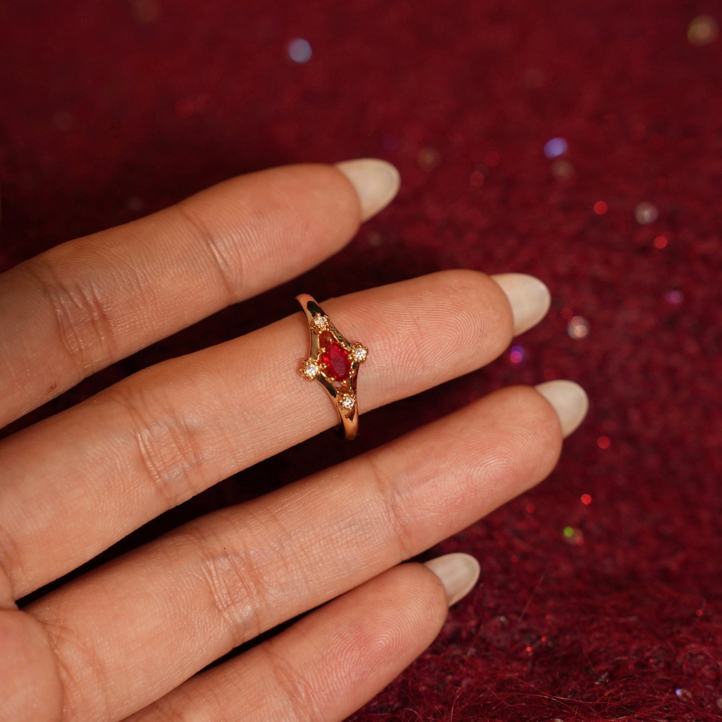 Marcella Ruby Ring