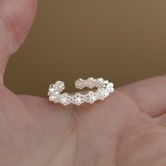 Rosalie Pearl Band Ring