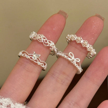 Rosalie Pearl Band Ring