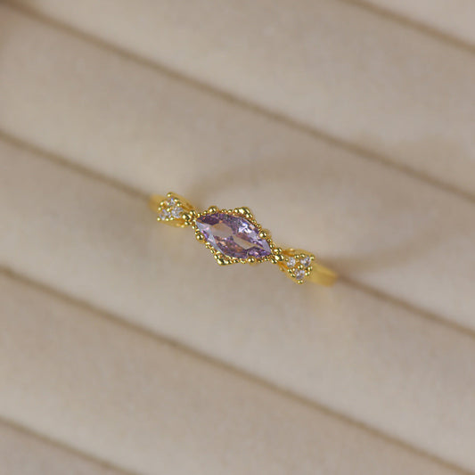 Bague de dérivation violette